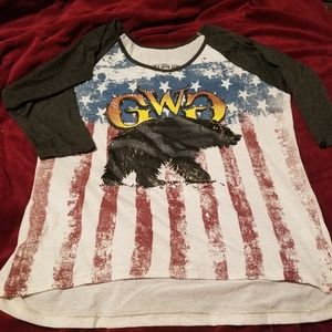 Girls with Guns 3/4 sleeve tee